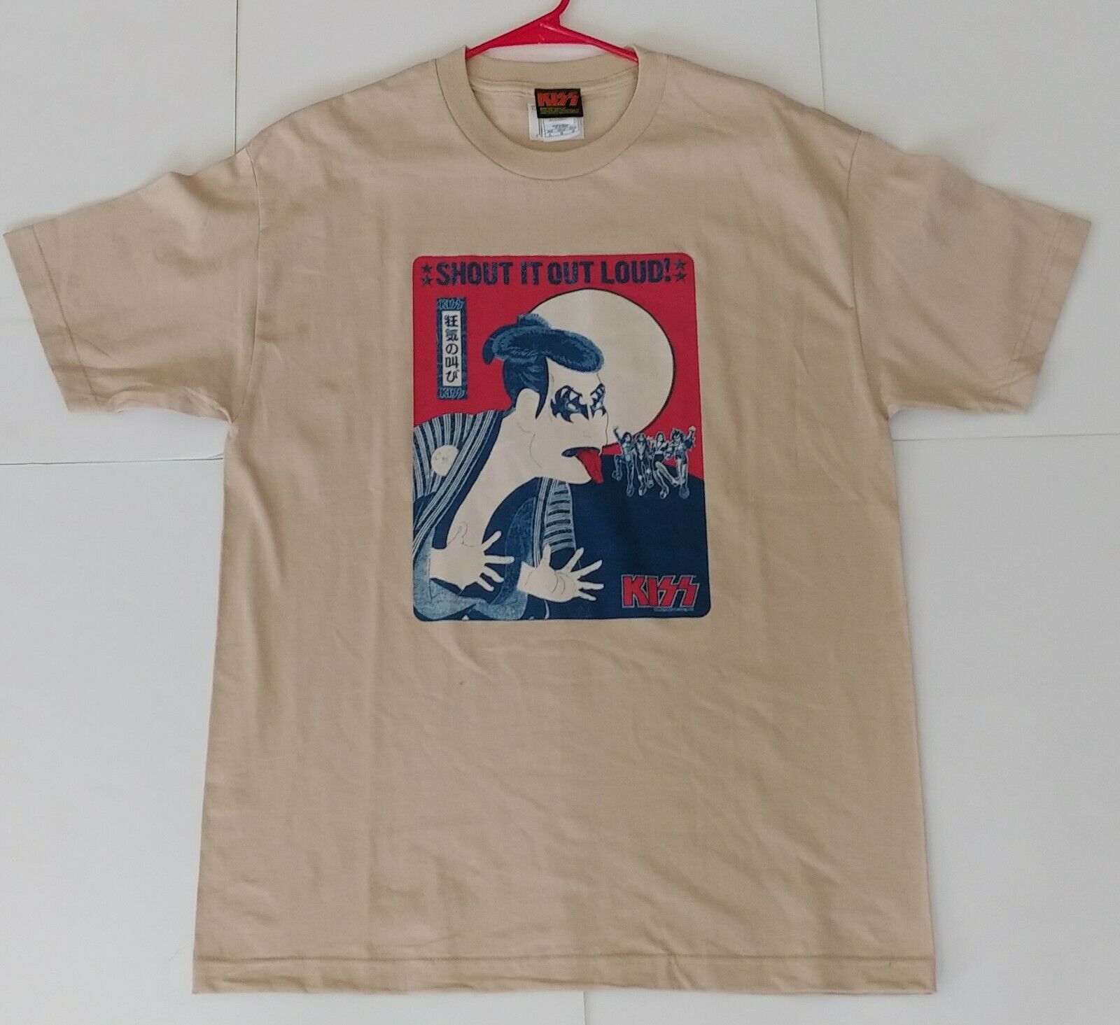 Kiss Band T-shirt Shout It Out Loud Japan Japanese Destroyer Shirt 2009 Unworn