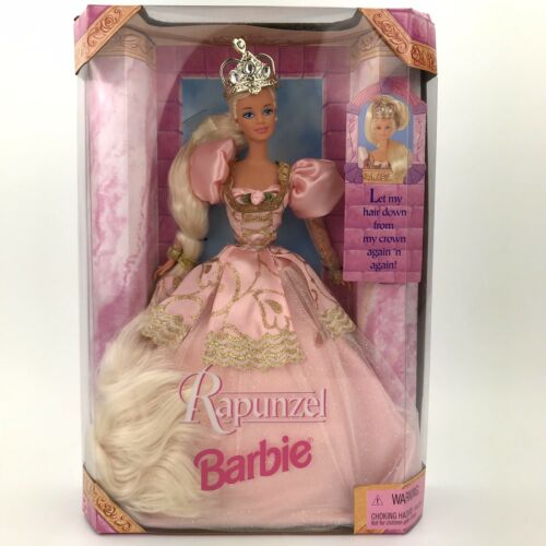 Vintage 1997 Rapunzel Barbie Doll Mattel #17646 In Original Box