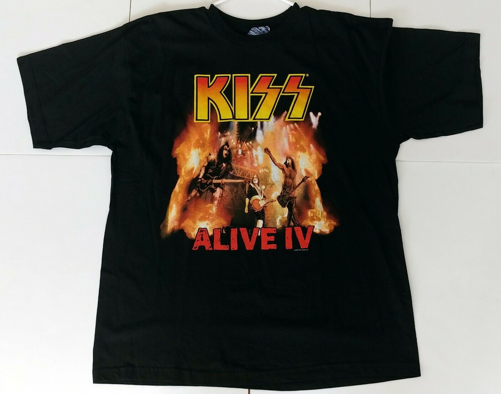 Vintage Kiss Band Concert T-shirt Alive Iv Farewell Tour 2000 Shirt Unworn