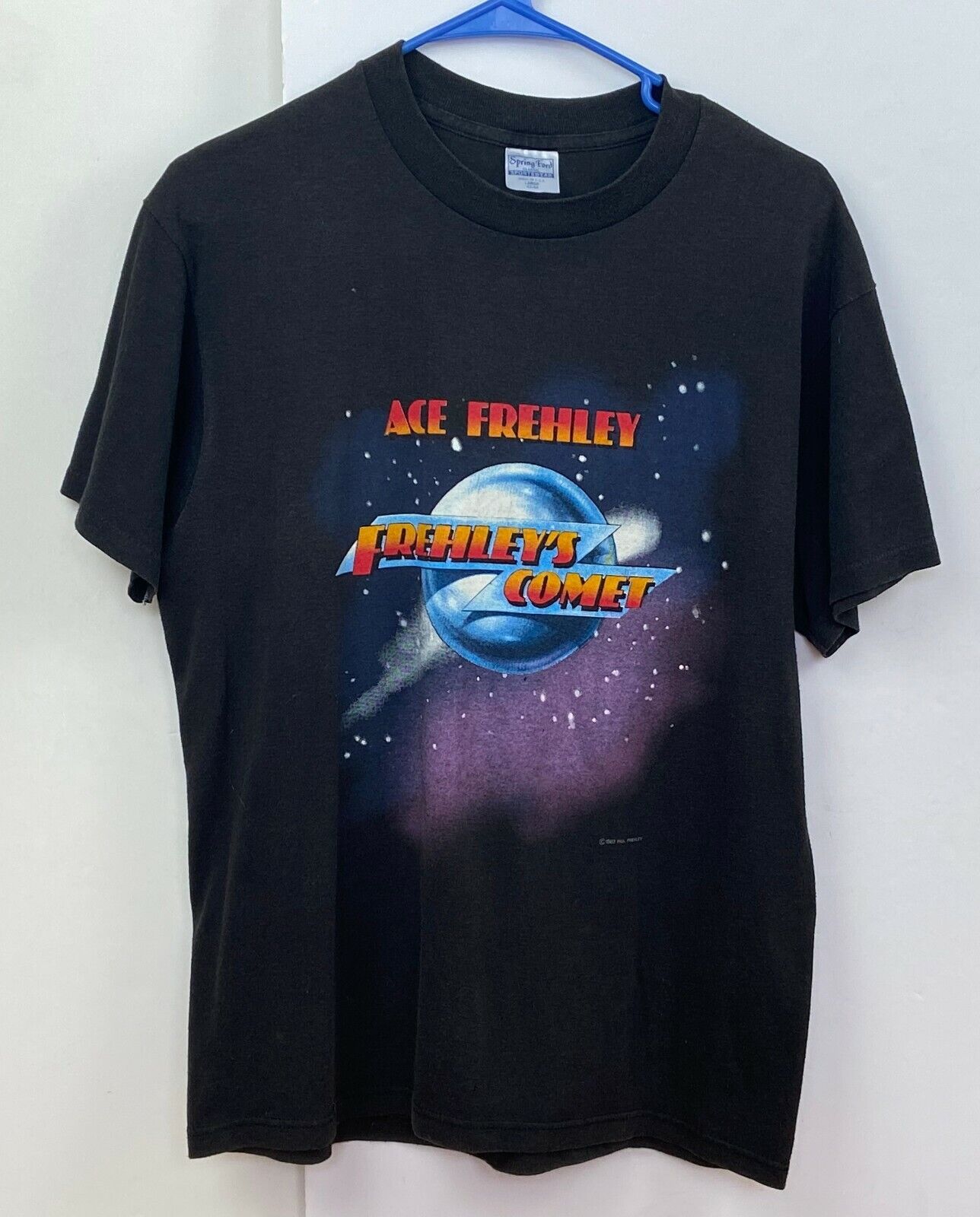 Vintage Ace Frehley Solo T-shirt Frehley's Comet Ace Is Back 1987 #2 Kiss Band